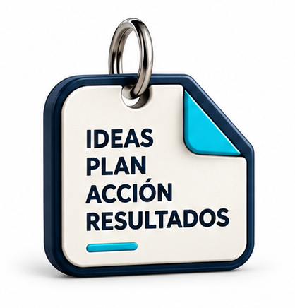 Ideas · Plan · Acción · TAGEANDO